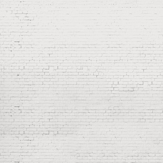 Les Dominotiers White Brick Wall Blanc Behang DOM 400