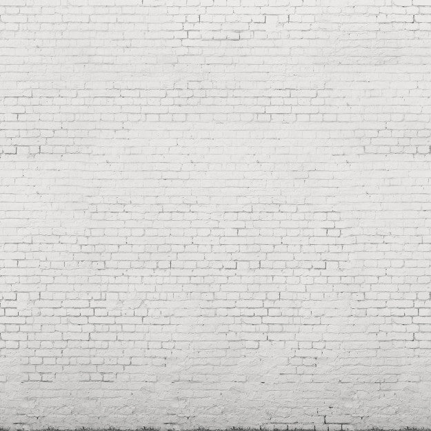 Les Dominotiers White Brick Wall Blanc Behang DOM 400