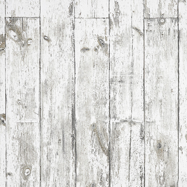 Les Dominotiers White Wood Blanc Behang DOM 424