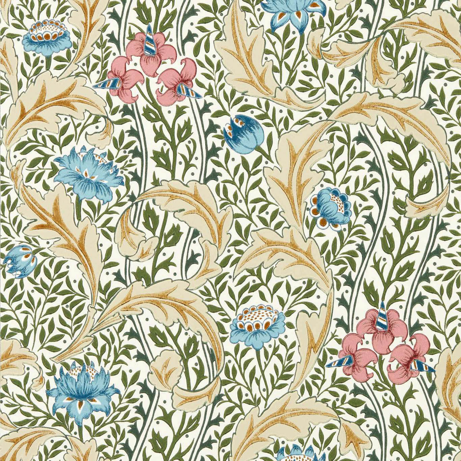 Morris & Co. Wild Tulip & Vine Behang 217576 - LAB COLOUR THE WORLD