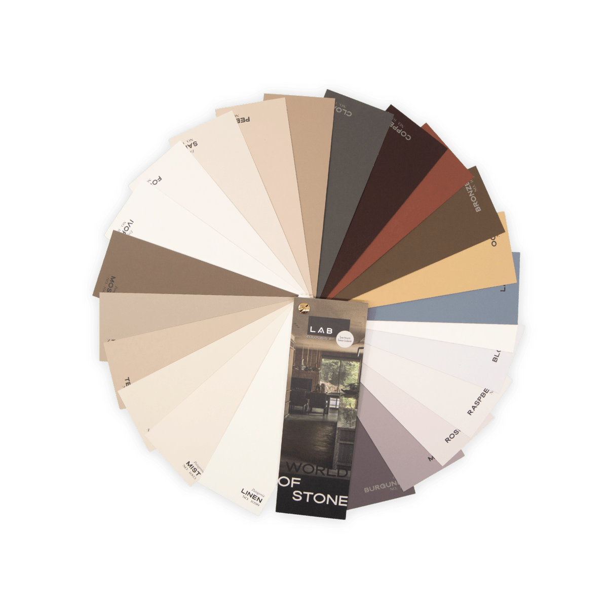 World of Stone kleurenwaaier - LAB COLOUR THE WORLD