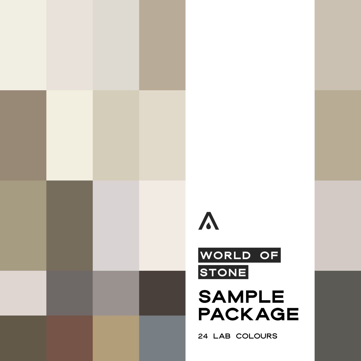 World of Stone sample package - LAB COLOUR THE WORLD