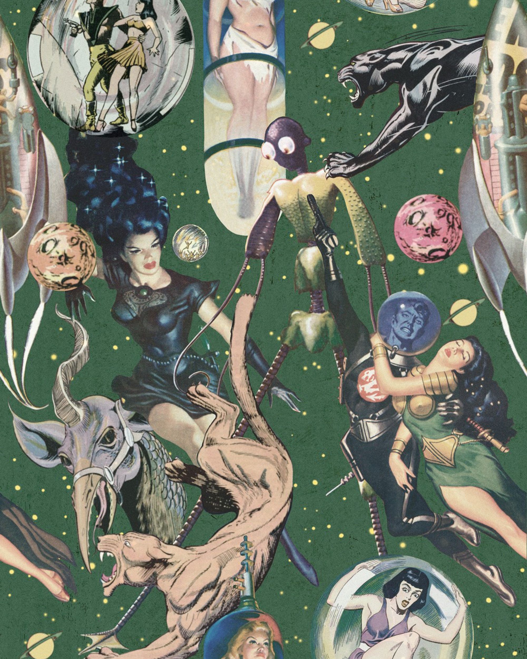 Mind The Gap Sci-fi Comics Behang