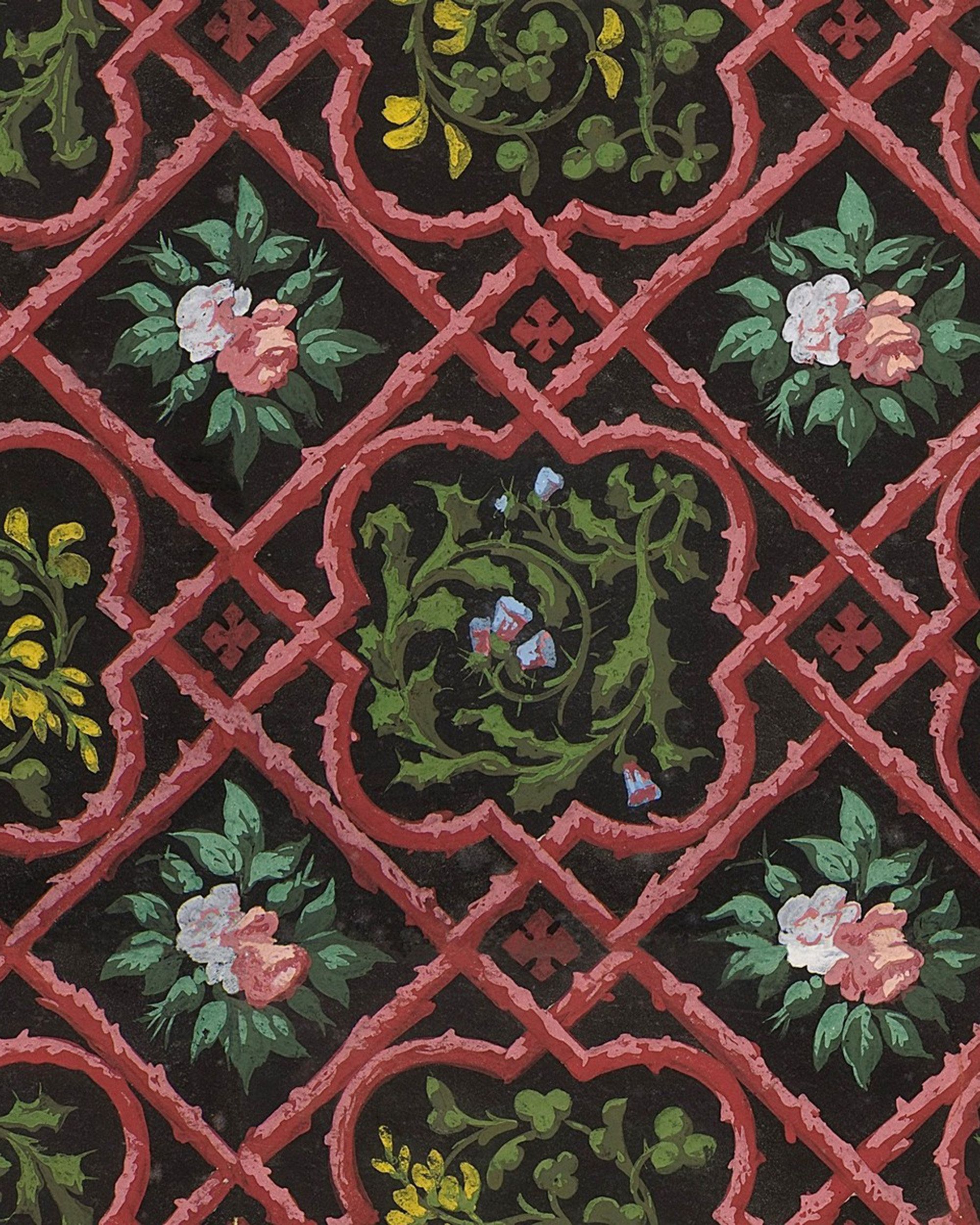 Mind The Gap Latticework Behang