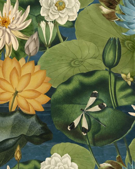 Mind The Gap Lotus Blossom Behang