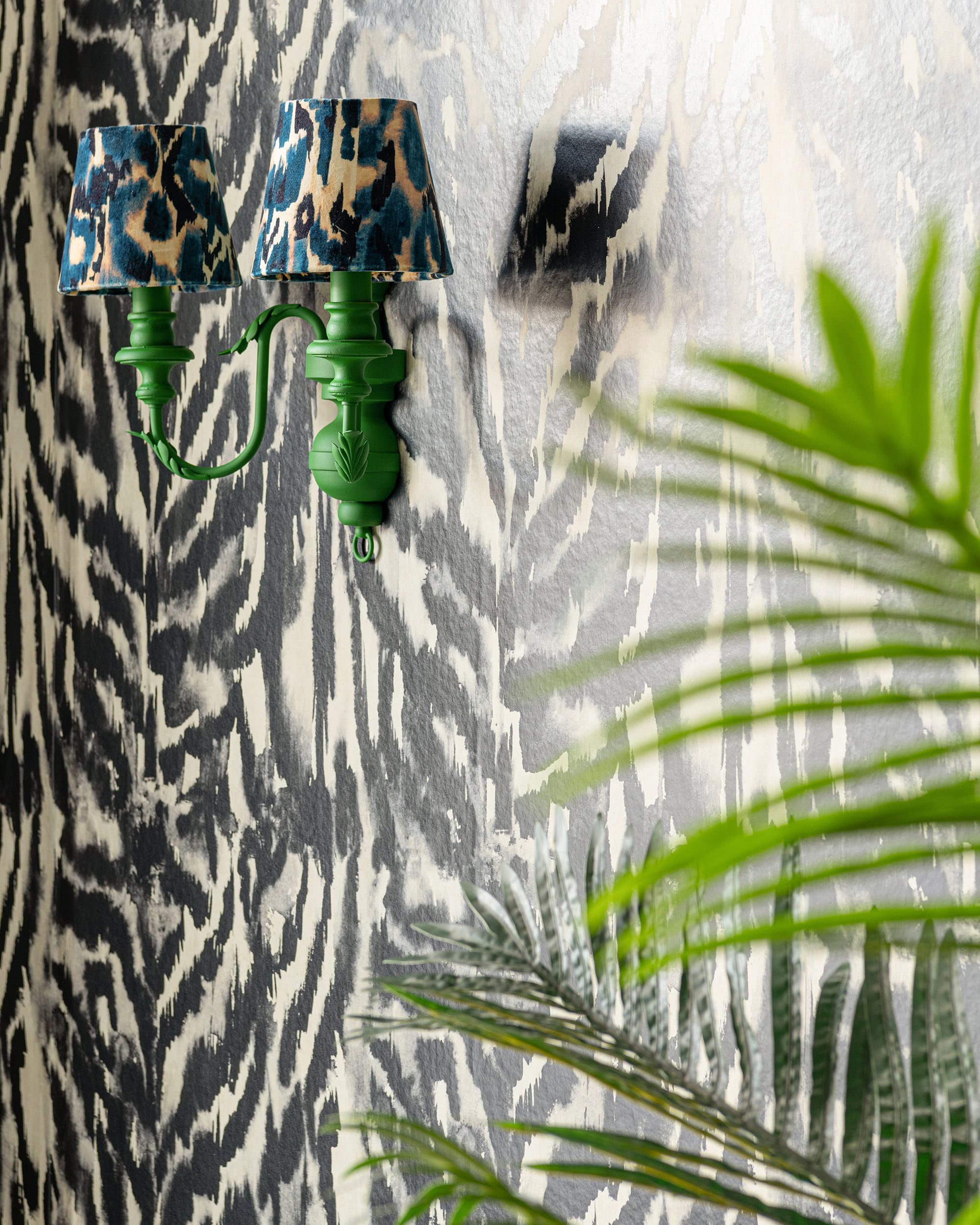 Mind The Gap Zebrato Verde Behang