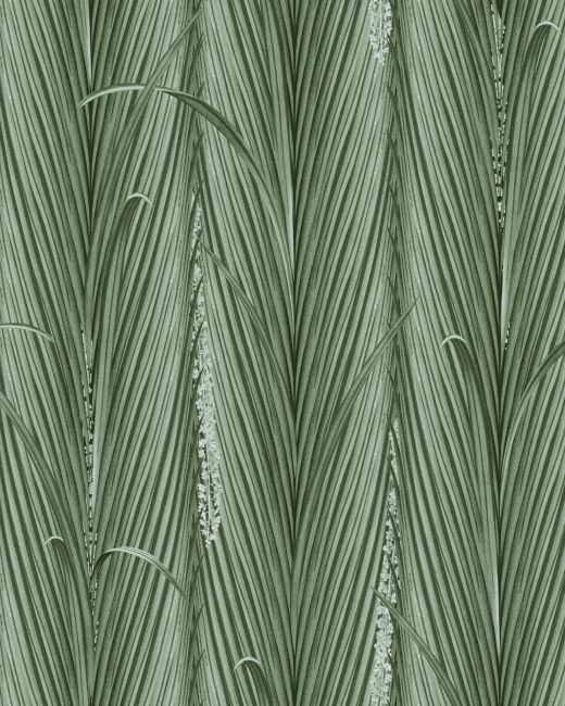 Mind The Gap Danube Foliage Absinthe Behang