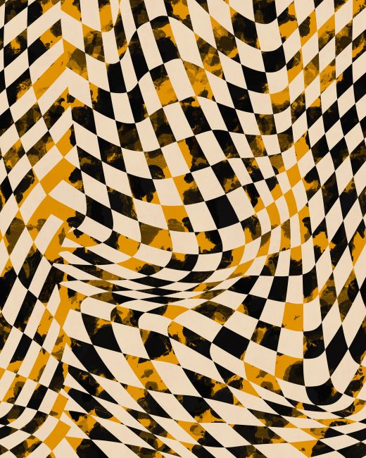 Mind The Gap Spontaneity Yellow Behang