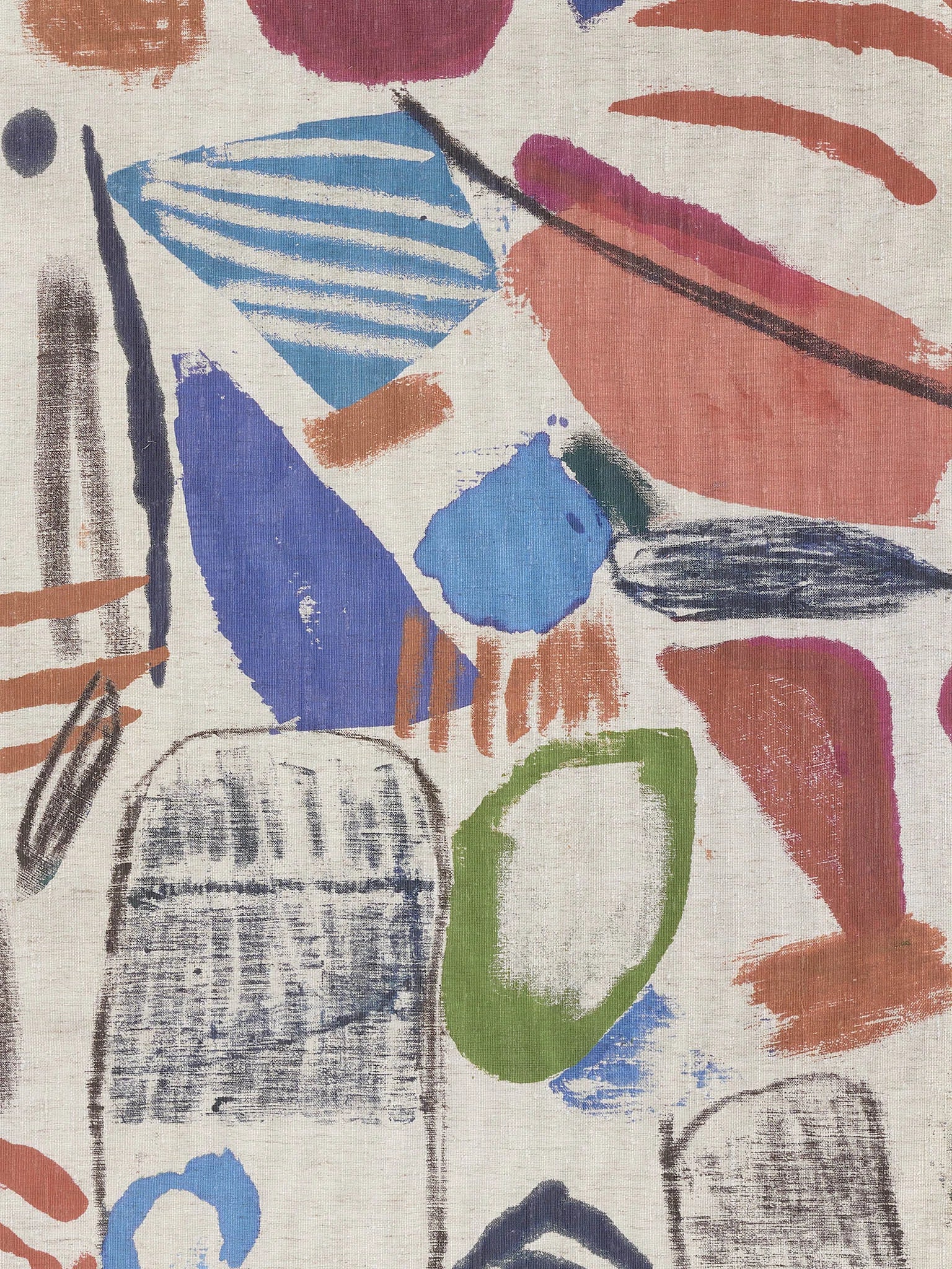 Pierre Frey La toile du peintre Behang FP784001 - LAB COLOUR THE WORLD