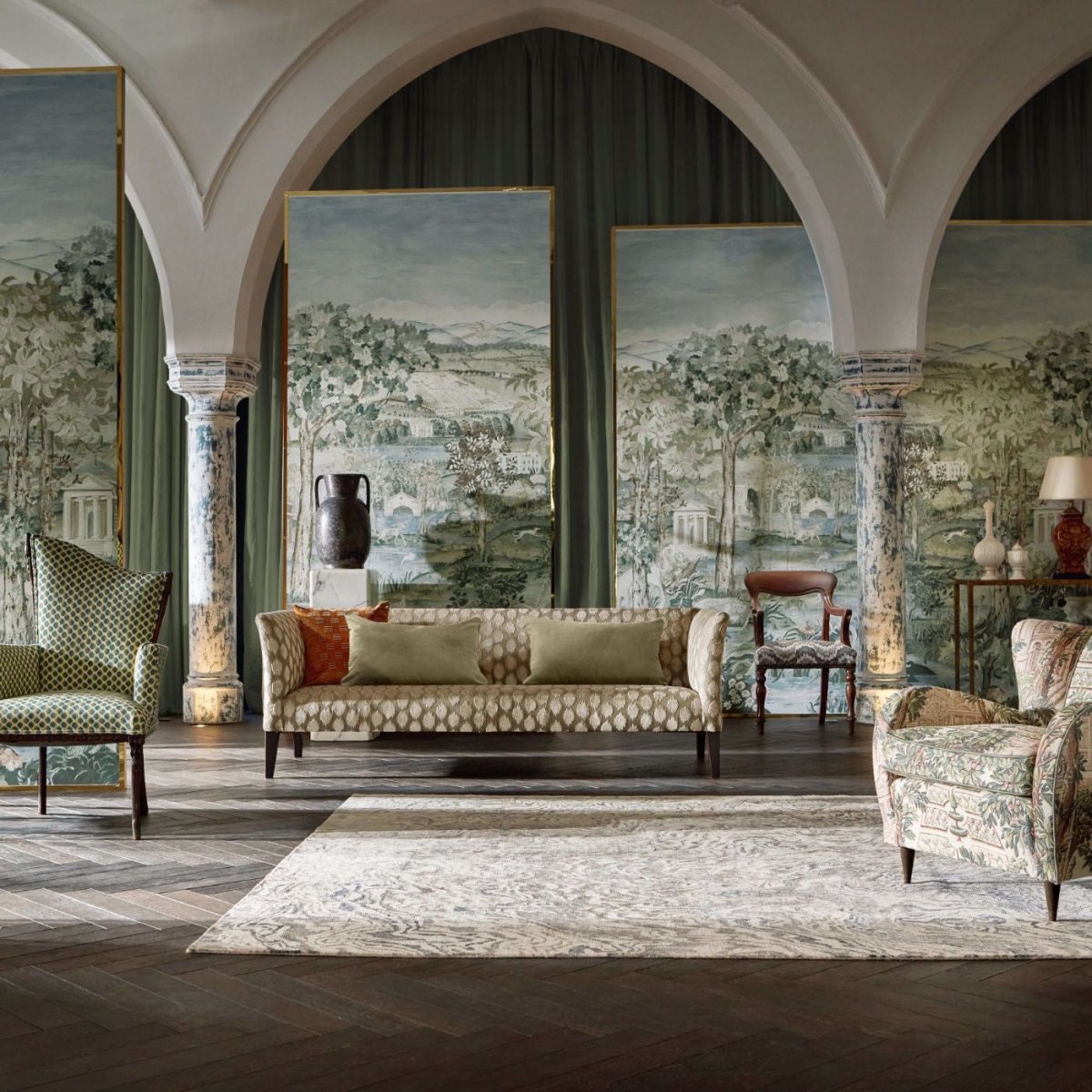 Zoffany Arcadian Thames Behang 313040 - LAB COLOUR THE WORLD