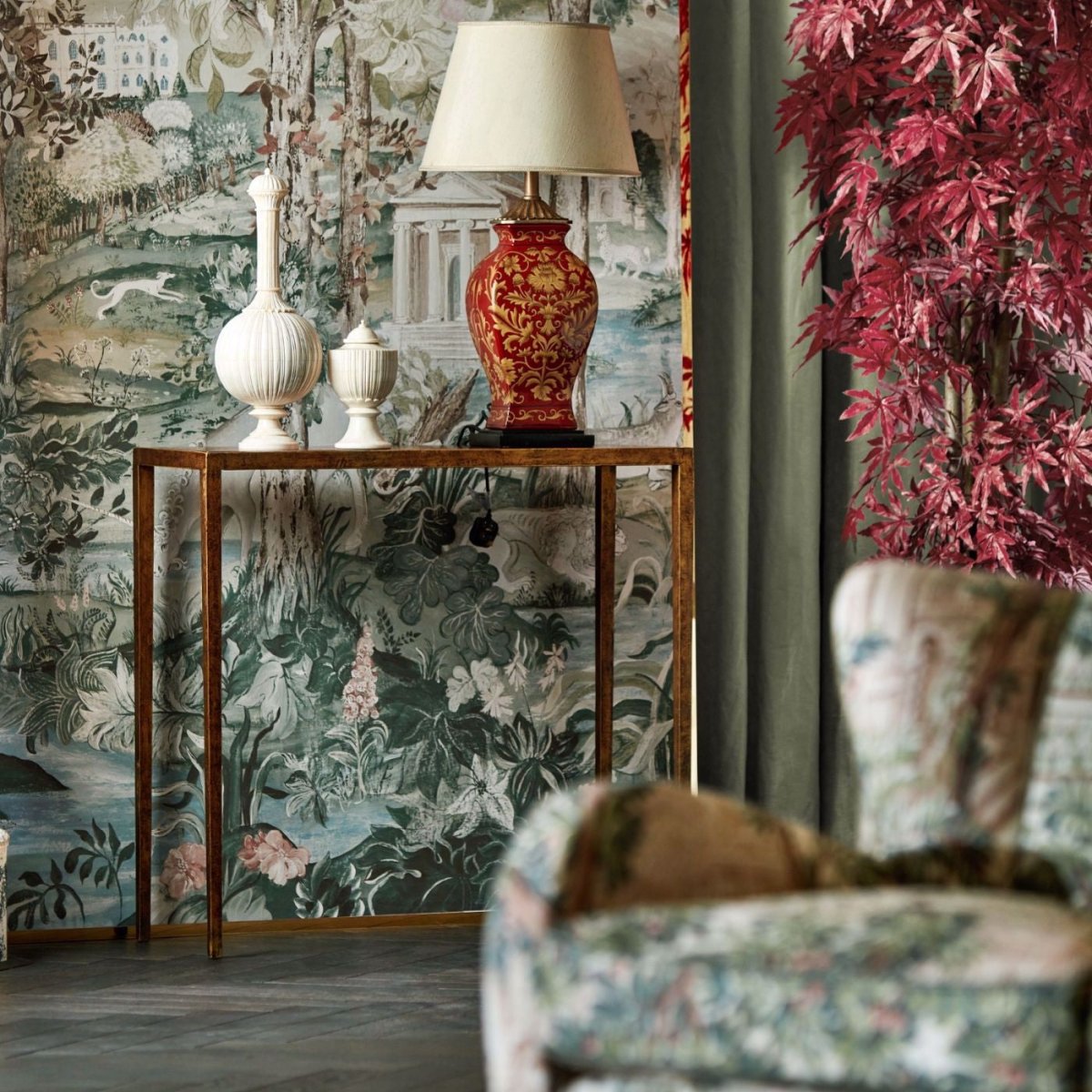 Zoffany Arcadian Thames Behang 313040 - LAB COLOUR THE WORLD