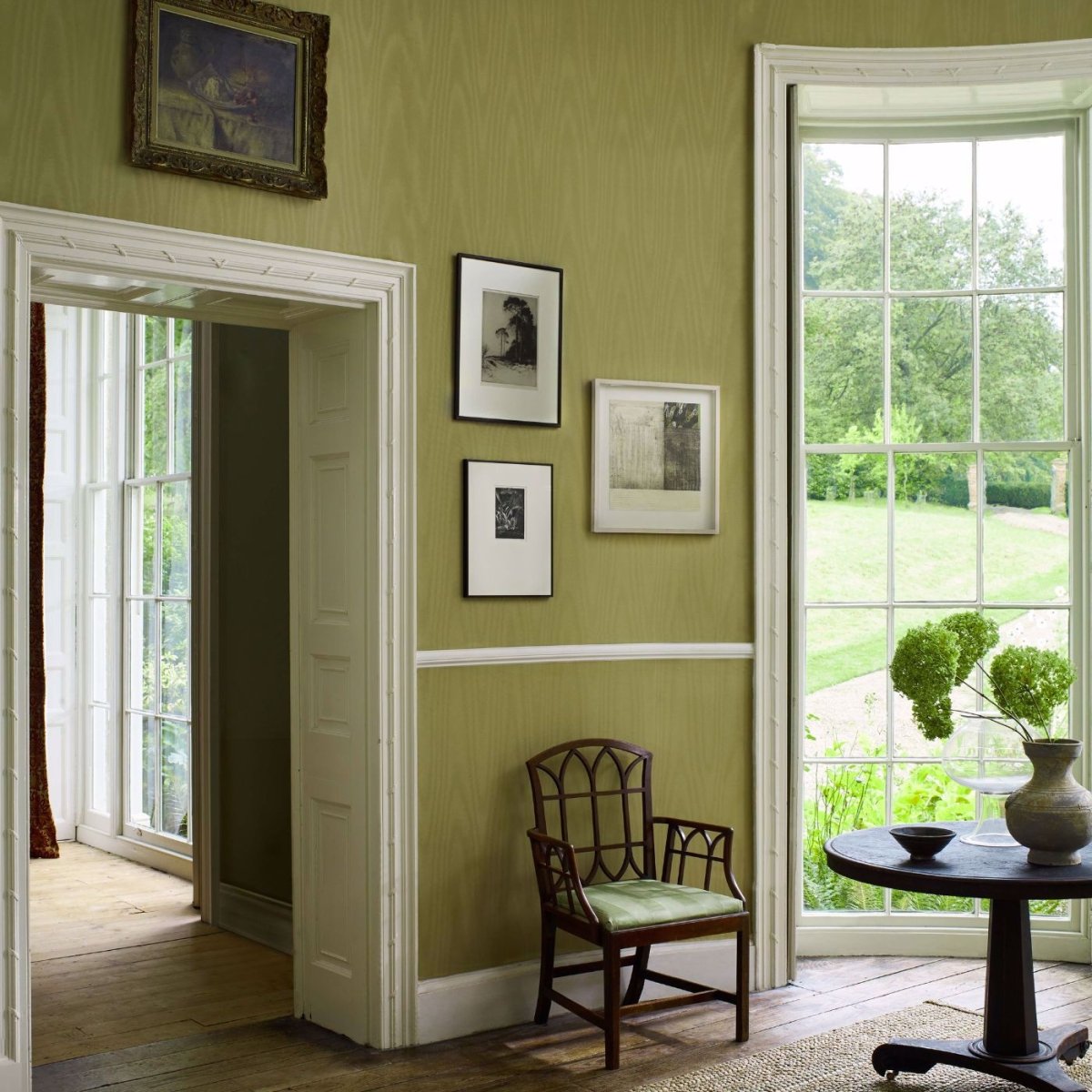 Zoffany Moire Wallcovering Behang 313073 - LAB COLOUR THE WORLD