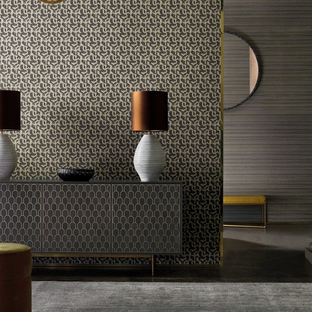 Zoffany Tumbling Blocks Behang 312893 - LAB COLOUR THE WORLD