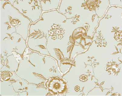 Pierre Frey Jardin De Paradis Behang Les Dessins FP327002