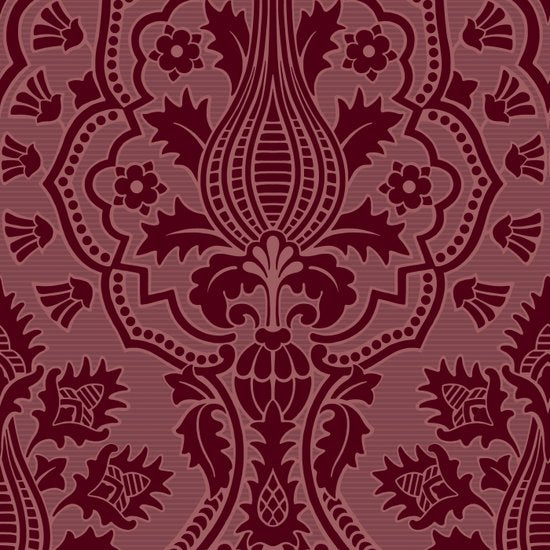 Cole & Son Pugin Palace Flock Behang The Pearwood Collection 116/9034