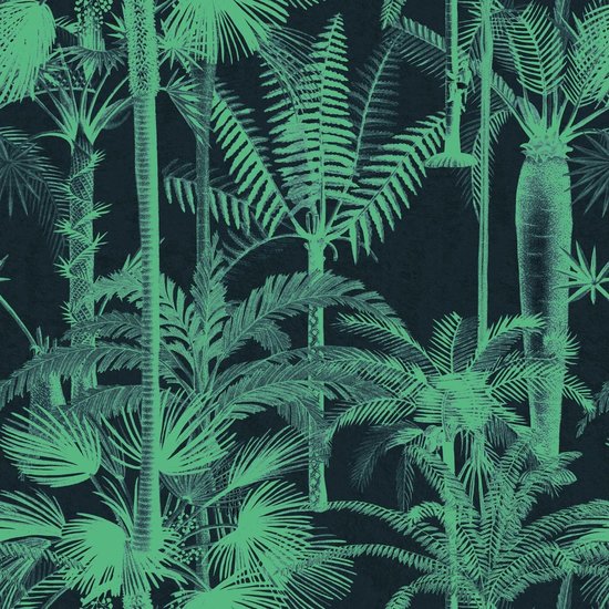Mind the Gap Palmera Cubana Dark behang