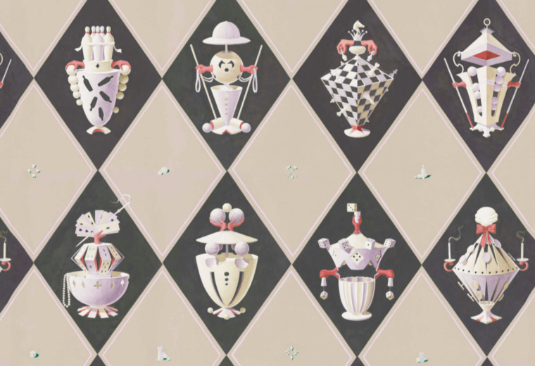 Pierre Frey Jeux de dupes Behang FP497001 