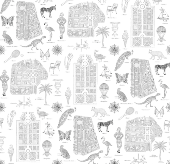 Pierre Frey Jardins parisiens Behang FP485002 