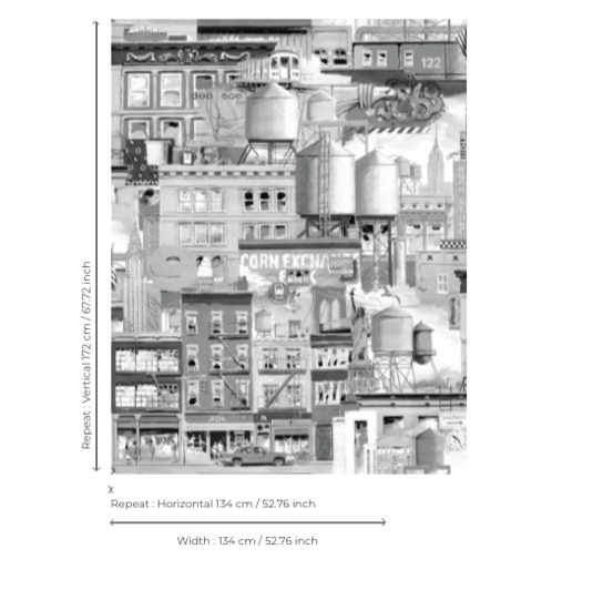 Pierre Frey Taxi jaune Behang FP486001 