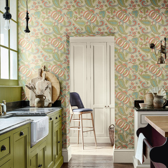 Little Greene Pomegranate Behang National Trust Papers 