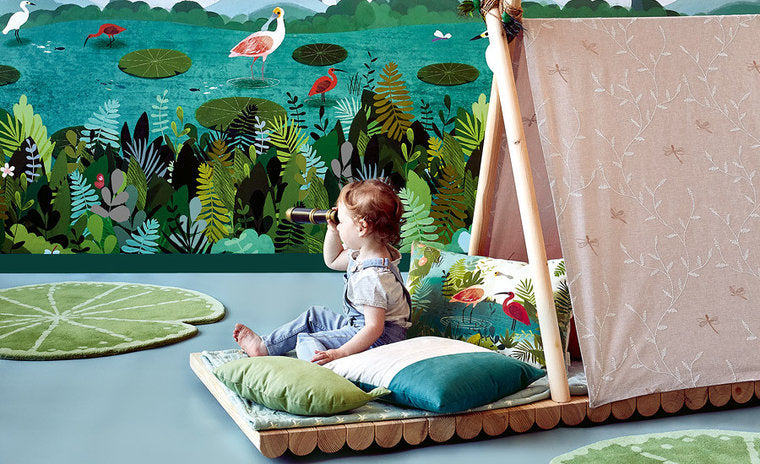 Villa Nova Dusky Amazon Wall Mural Behang W574/01