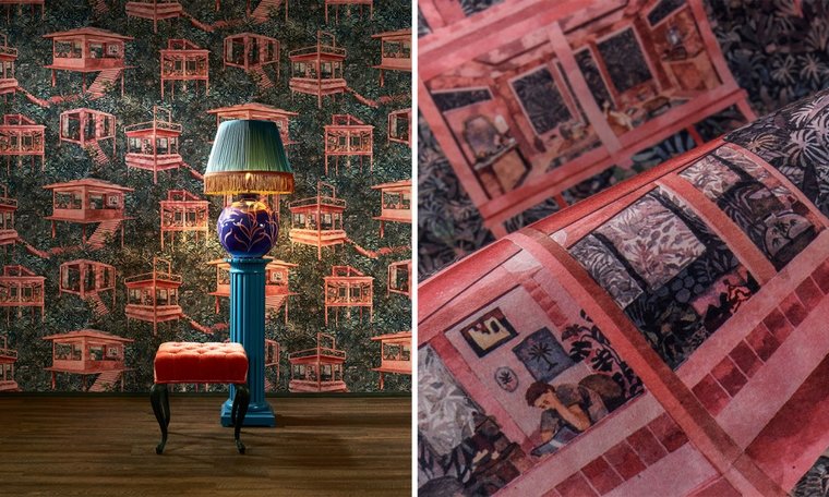 ARTE Palafitas Amazonia Behang - Watermelon