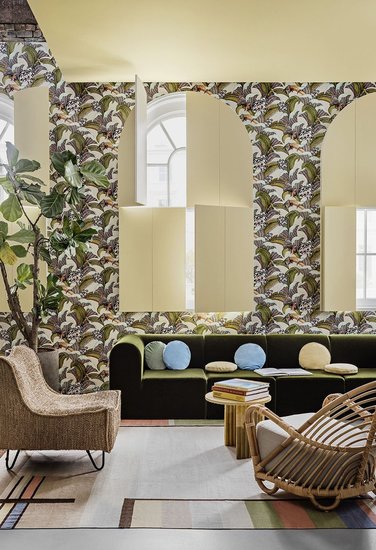 Cole and Son Hoopoe Leaves Behang  S119/1001