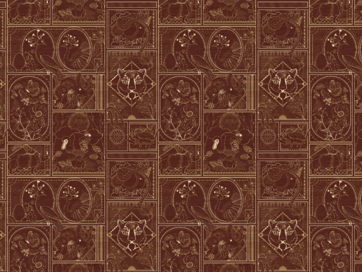 ARTE Golden Tiger behang