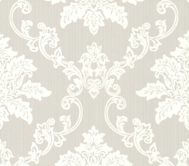 1838 Wallcoverings Barok Behang Hampton Grey 1601-106-05 - LAB COLOUR THE WORLD