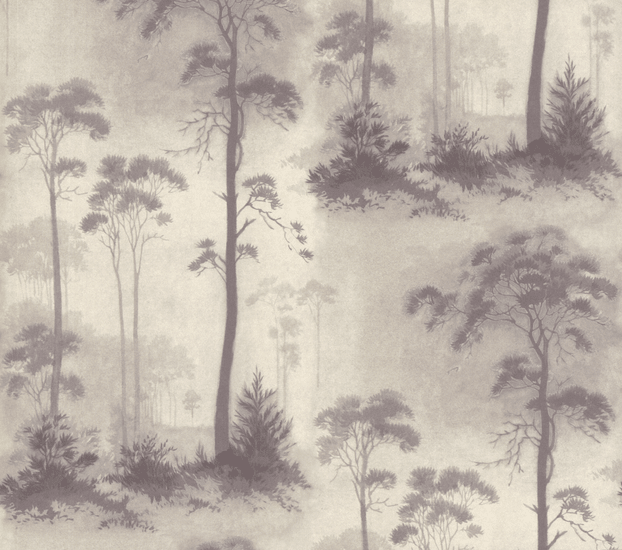 1838 Wallcoverings Prior Park Behang Grey 1601-102-03 - LAB COLOUR THE WORLD