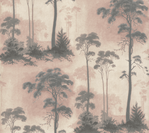 1838 Wallcoverings Prior Park Behang Pink 1601-102-01 - LAB COLOUR THE WORLD