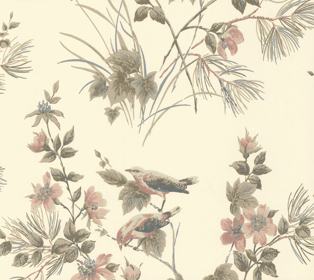 1838 Wallcoverings Rosemore Behang Natural 1601-100-03 - LAB COLOUR THE WORLD