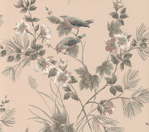 1838 Wallcoverings Rosemore Behang Pink 1601-100-02 - LAB COLOUR THE WORLD
