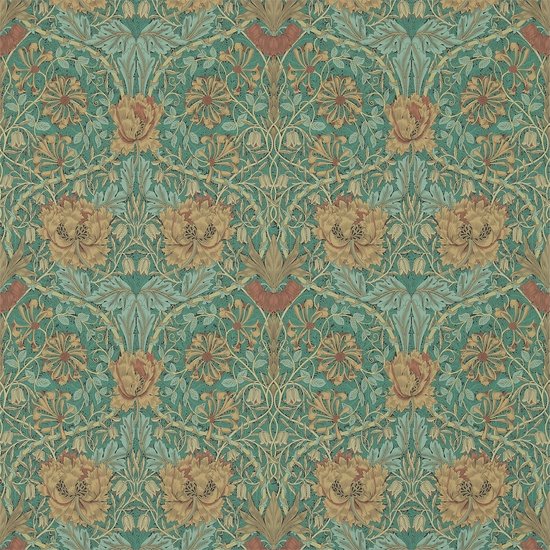behang william morris & Co. Honeysuckle & Tulip DM3W214704 archive III 3