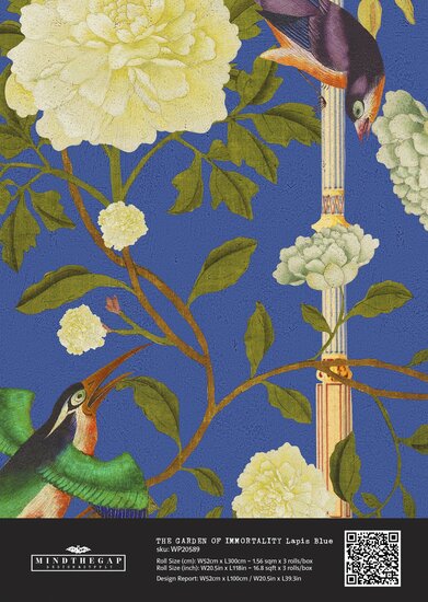 Mind the Gap The Garden Of Immortality Behang  WP20589 staal