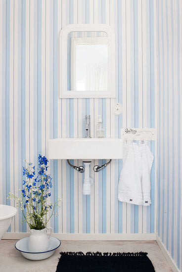 Ralph Lauren Aiden stripe behangpapier luxury by nature sfeer