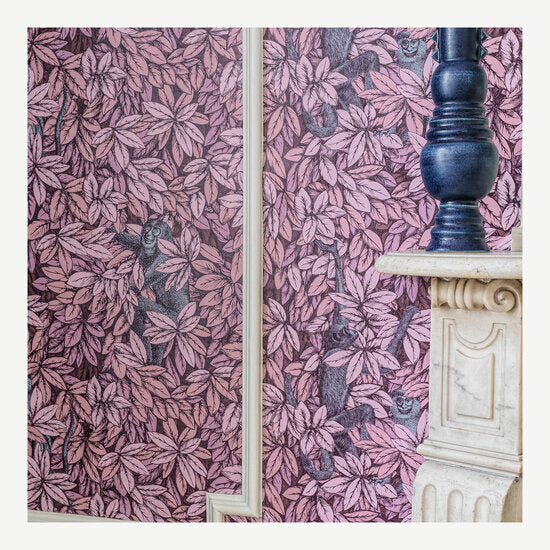 Fornasetti Foglie e scimmie Behang 123/10050