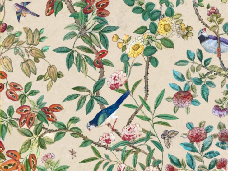 Antoinette Poisson Papier Peint Chinois behang - Luxury By Nature