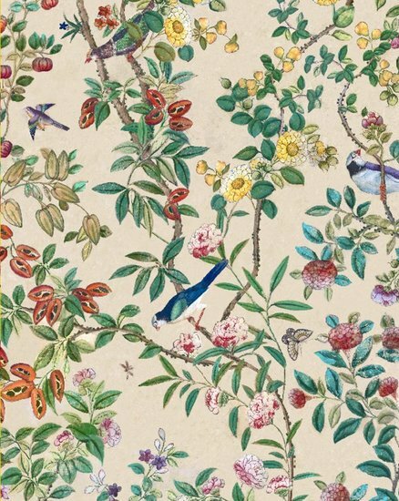 Antoinette Poisson Papier Peint Chinois behang - Luxury By Nature