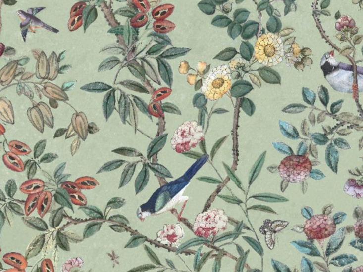 Antoinette Poisson Papier Peint Chinois behang - Luxury By Nature
