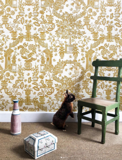 Antoinette Poisson Jardin behang - Luxury By Nature