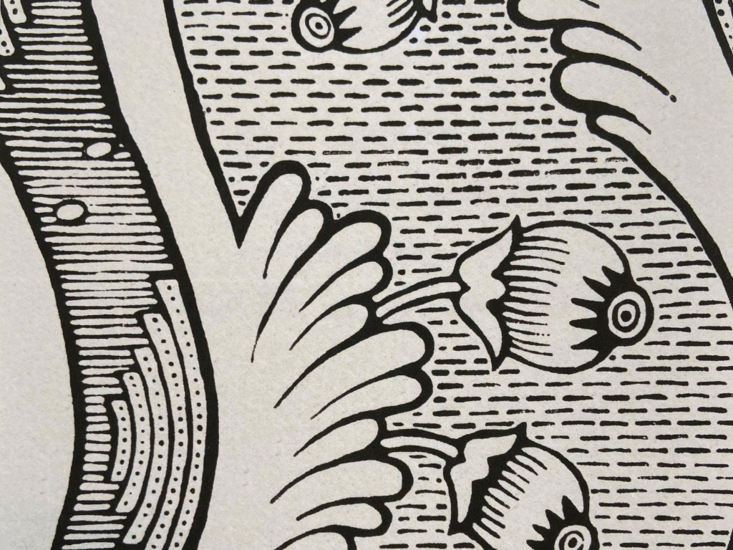 Antoinette Poisson Grenades behang - Luxury By Nature