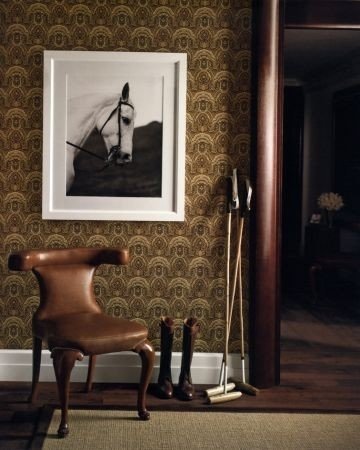 behang Ralph Lauren Crayford Paisley Sepia PRL 034 03 Signature Papers behangpapier collectie luxury by nature sfeer