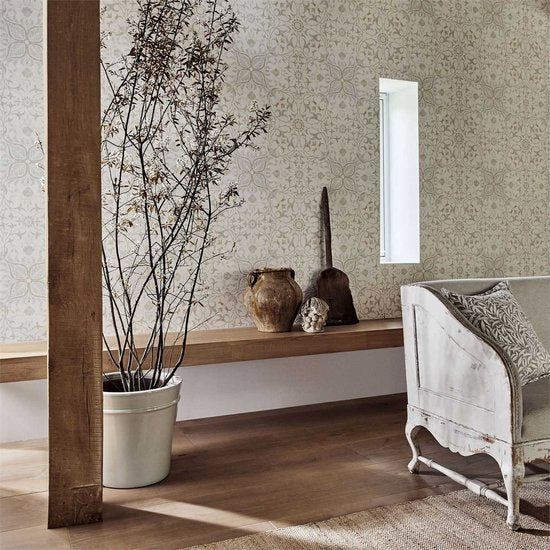 Behang Morris & Co. Pure Net Ceiling - Pure Morris collectie Luxury By Nature sfeer