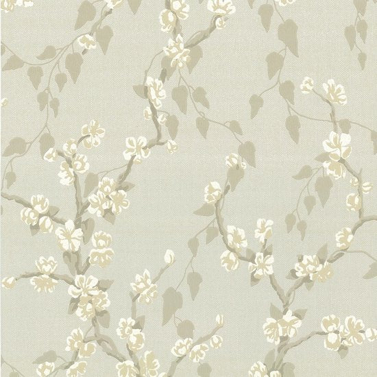 Behang Little Greene Sakura Fawn - Archive Trails Collectie Luxury By Nature