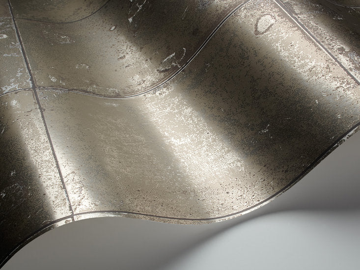 Behang Cole and Son Antique Mirror 92-2008 detail - Mariinsky Damask Collectie Luxury By Nature