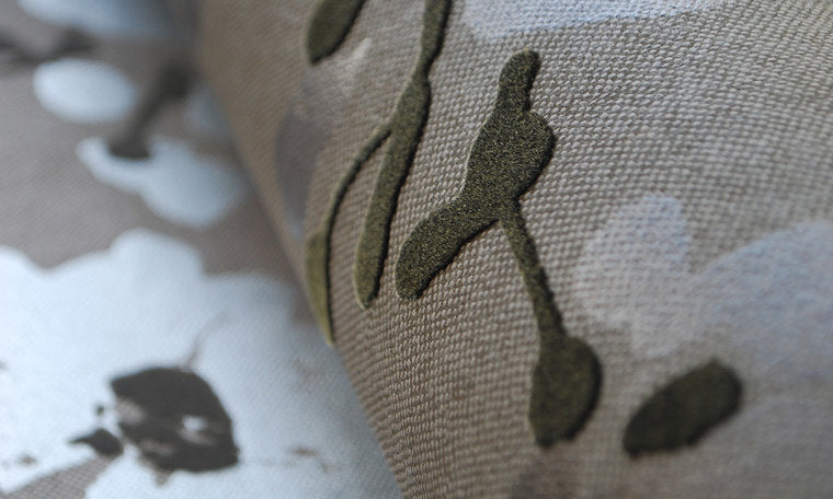 Arte Behang Flamant Metal Velvet Flower and Lin detail Luxury By Nature