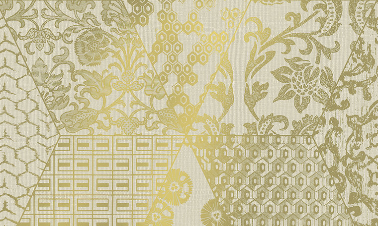 Patch 47562 – hoogglans metaalfolie licht goud Luxury by Nature