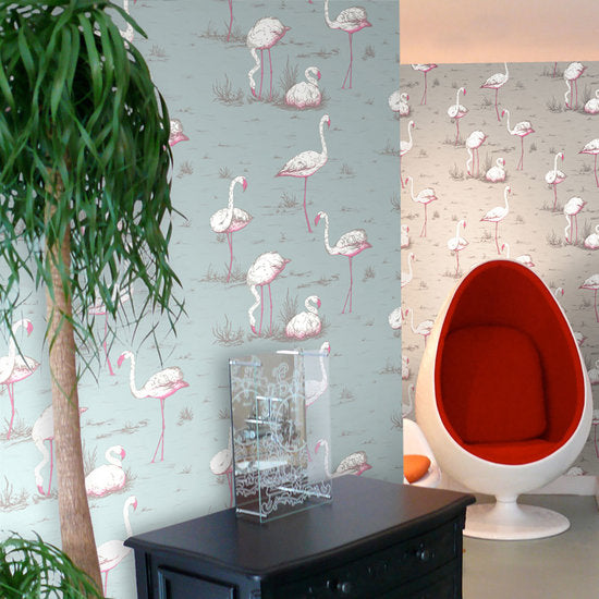 Behang Cole and Son Flamingos sfeer Contemporary Selection Luxury By Nature