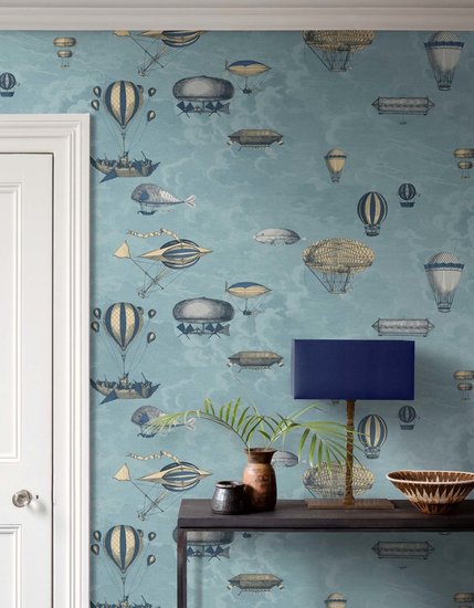 Fornasetti Macchine Volanti Behang Cole and Son 114-10021
